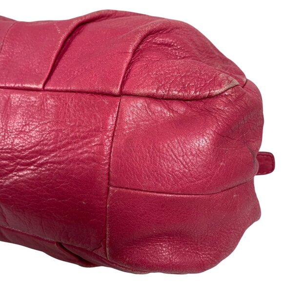 COACH Madison Maggie Triple Compartment Slouchy Shoulder Bag Tote Barbie Pink - Picture 9 of 16